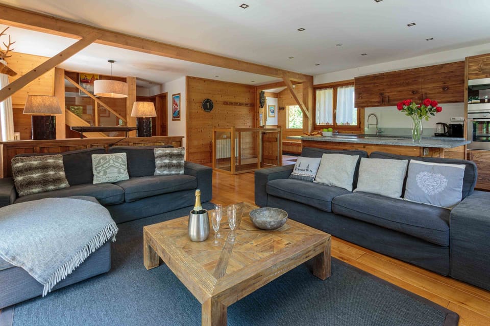 Open plan living room