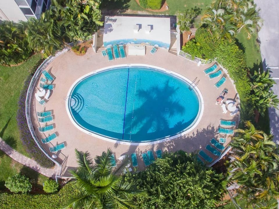 Our heated pool