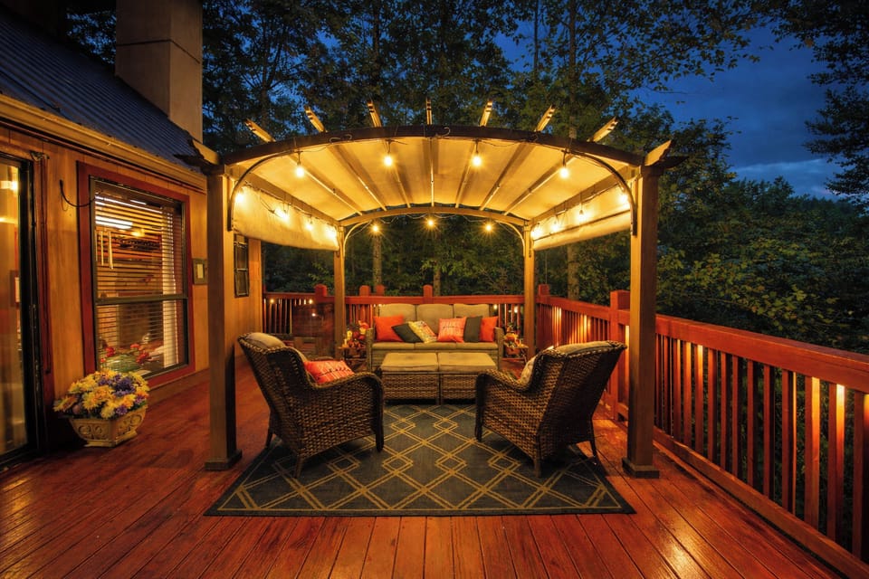 Private Deck | Wood-Burning Outdoor Fireplace