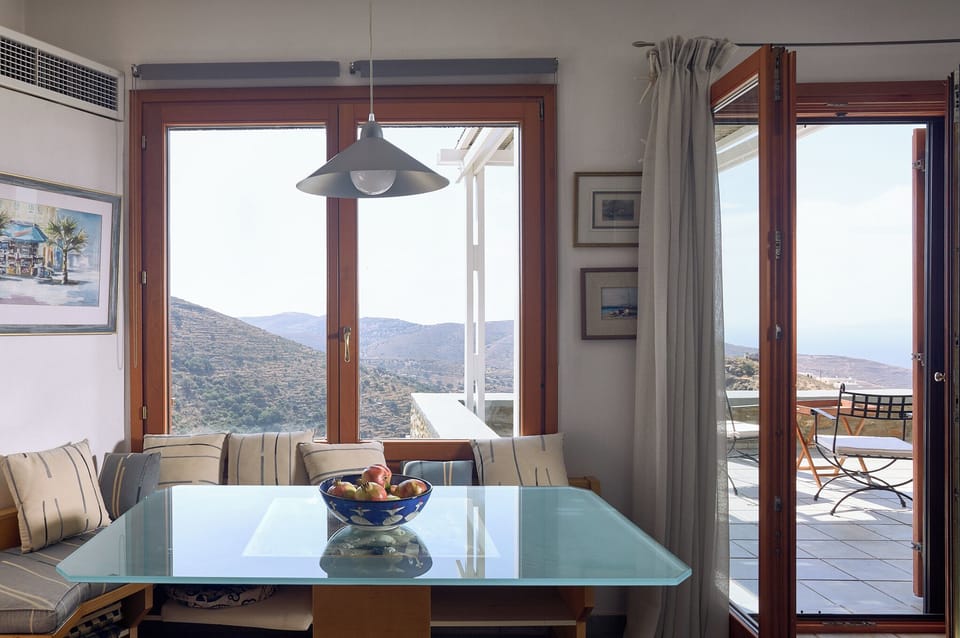 View from the dining area
