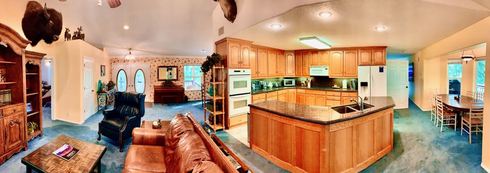On the main floor you will find a spacious living room, kitchen and dining room.