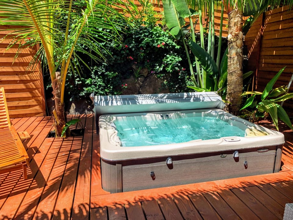 The private jacuzzi on the terrace