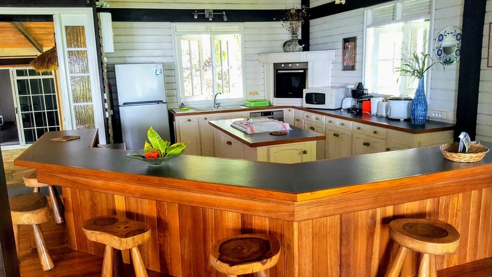 The kitchen, fully equipped for the preparation of your meals
