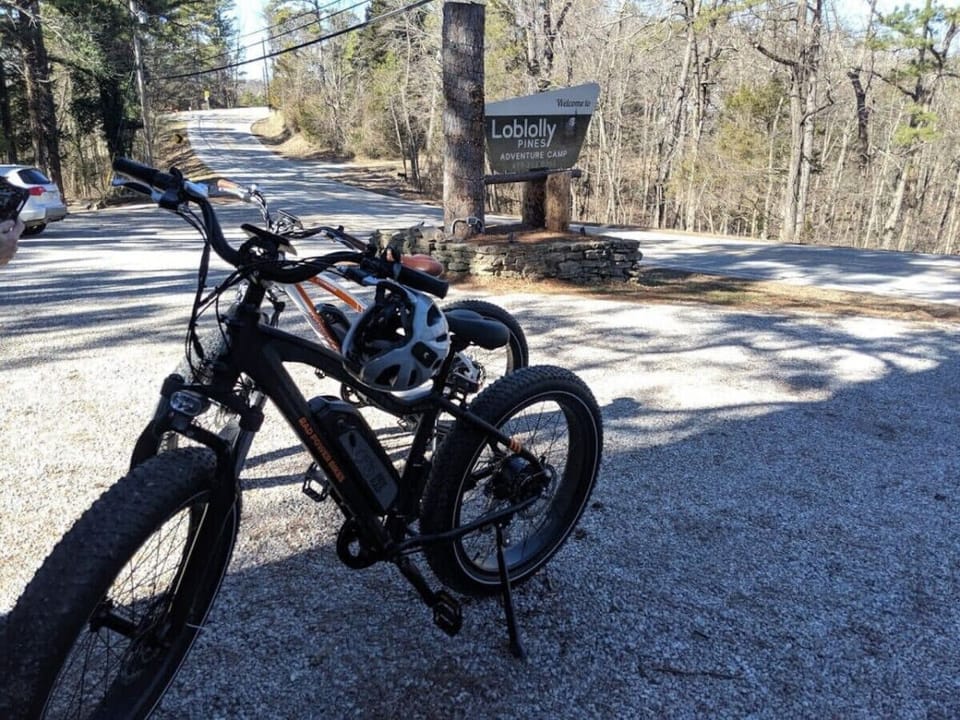 Near renowned mountain bike trails