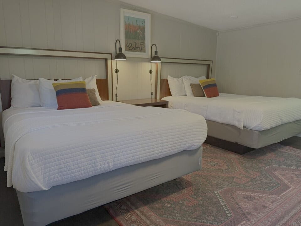Two queen beds perfect for families, couples, or friends traveling together.
