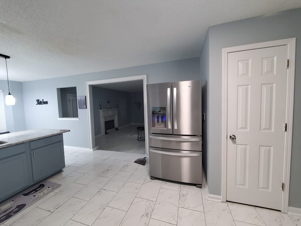 kitchen with new appliances 