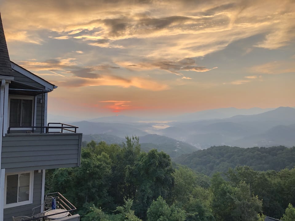 Watch the sunrise over the Smokies. See the Gatlinburg lights at night. 