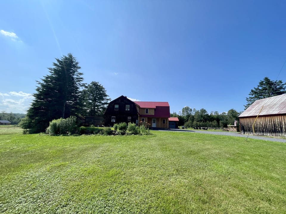 Property is set back on 13 acres 