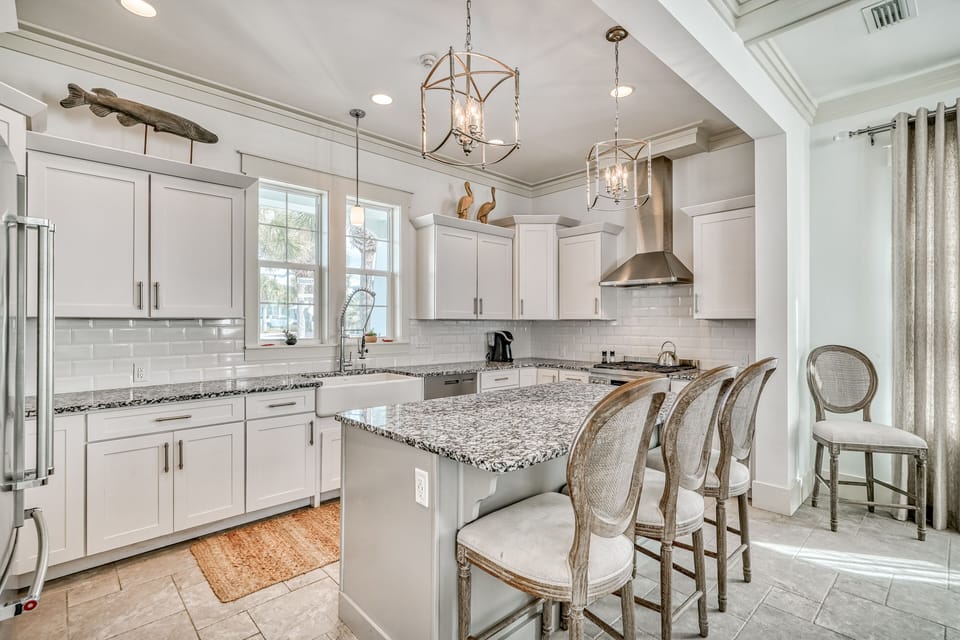 Kitchen - Equipped with Stainless Steel Appliances