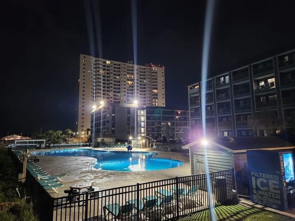 Ocean front pool