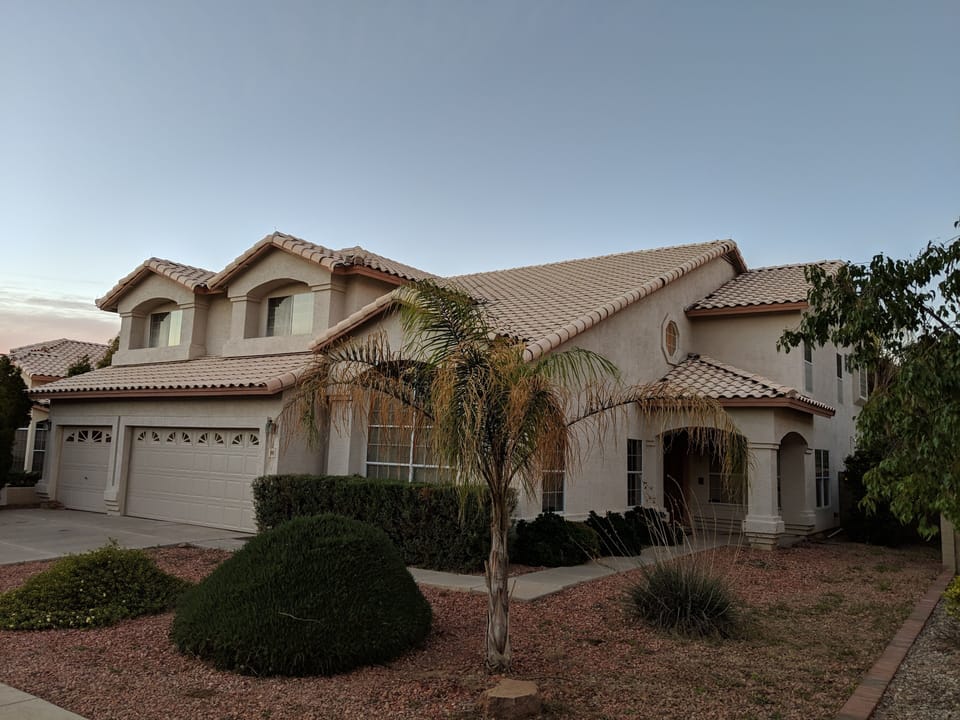 View from the front of the home.