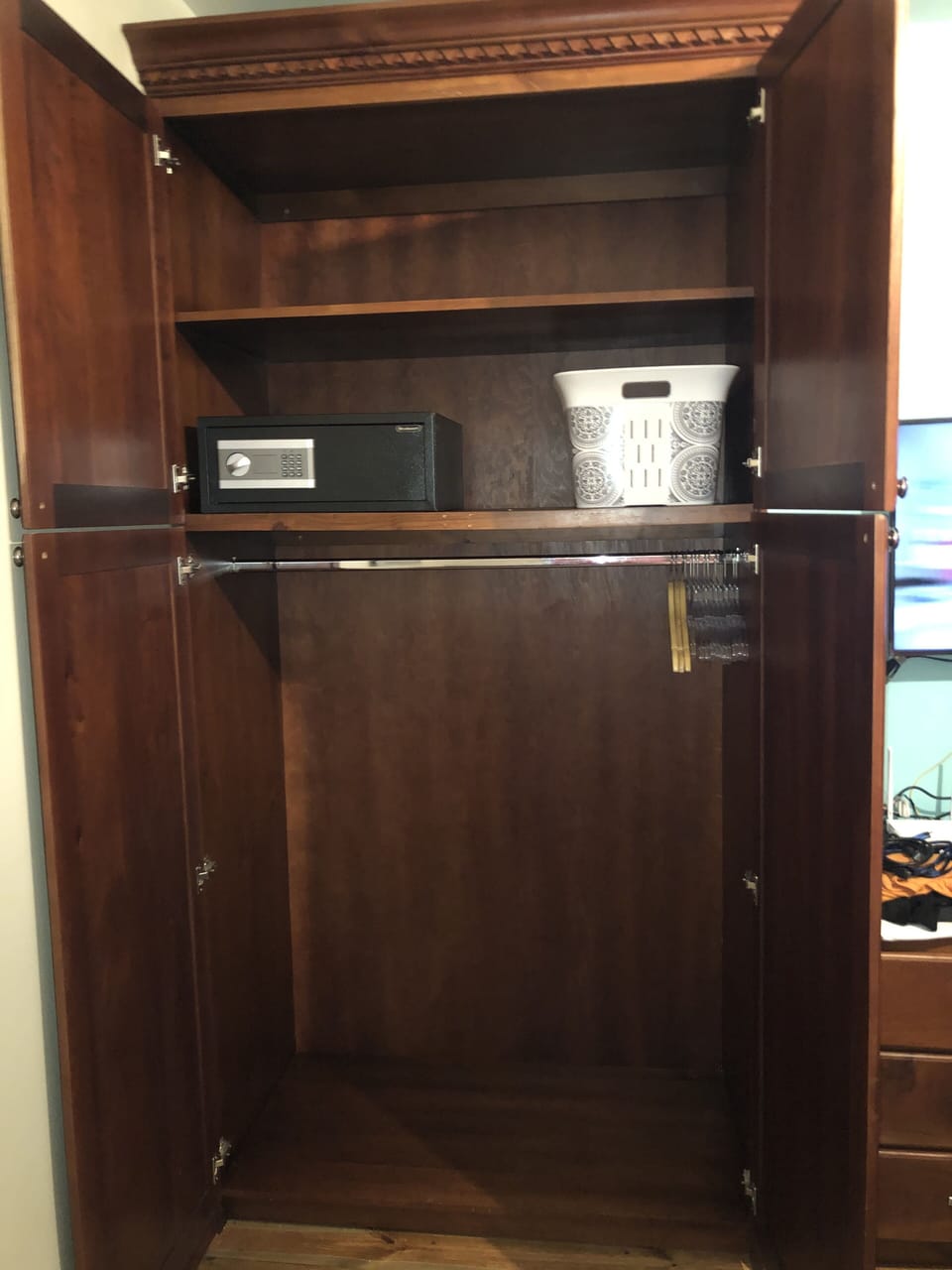 Programmable Safe in Closet
