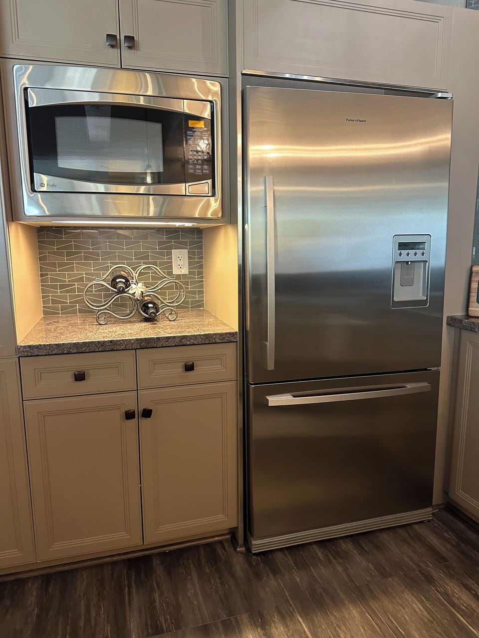 Fridge, Freezer and microwave