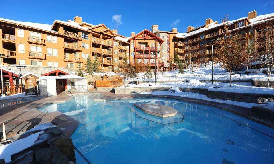 The wonderful Panorama pools, sauna and hot tub
