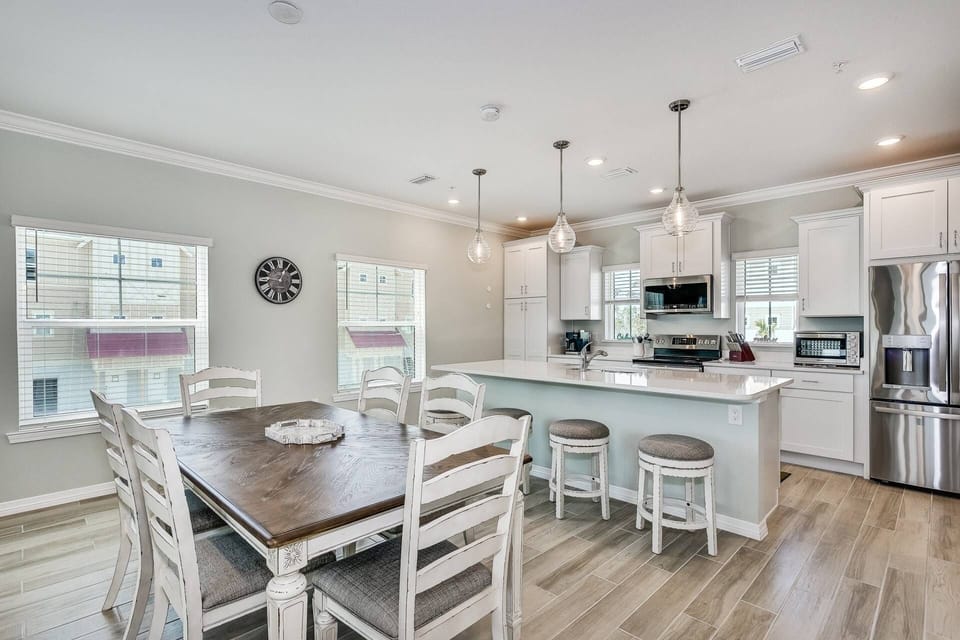 Plenty of room for everyone to sit for a meal or play a game of cards