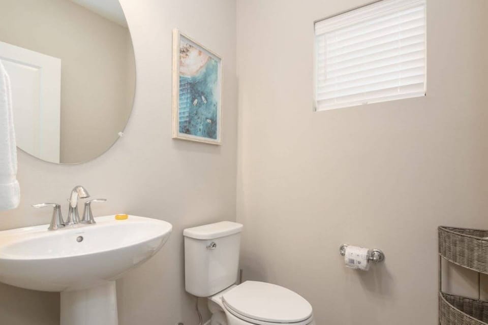 Powder room on the main living level