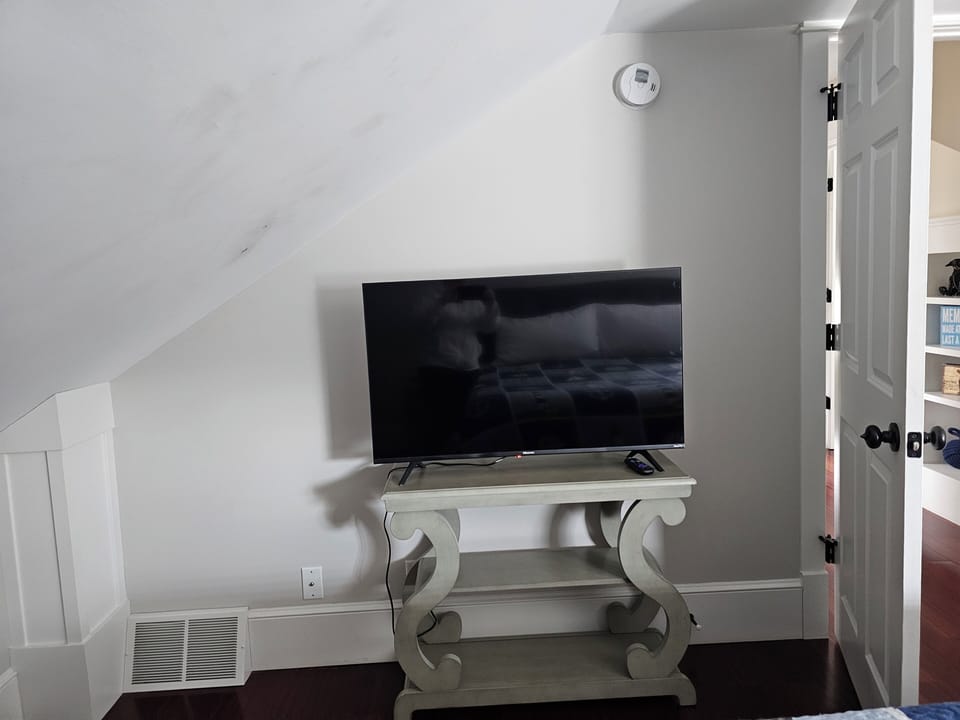 Smart tv in the  king bedroom