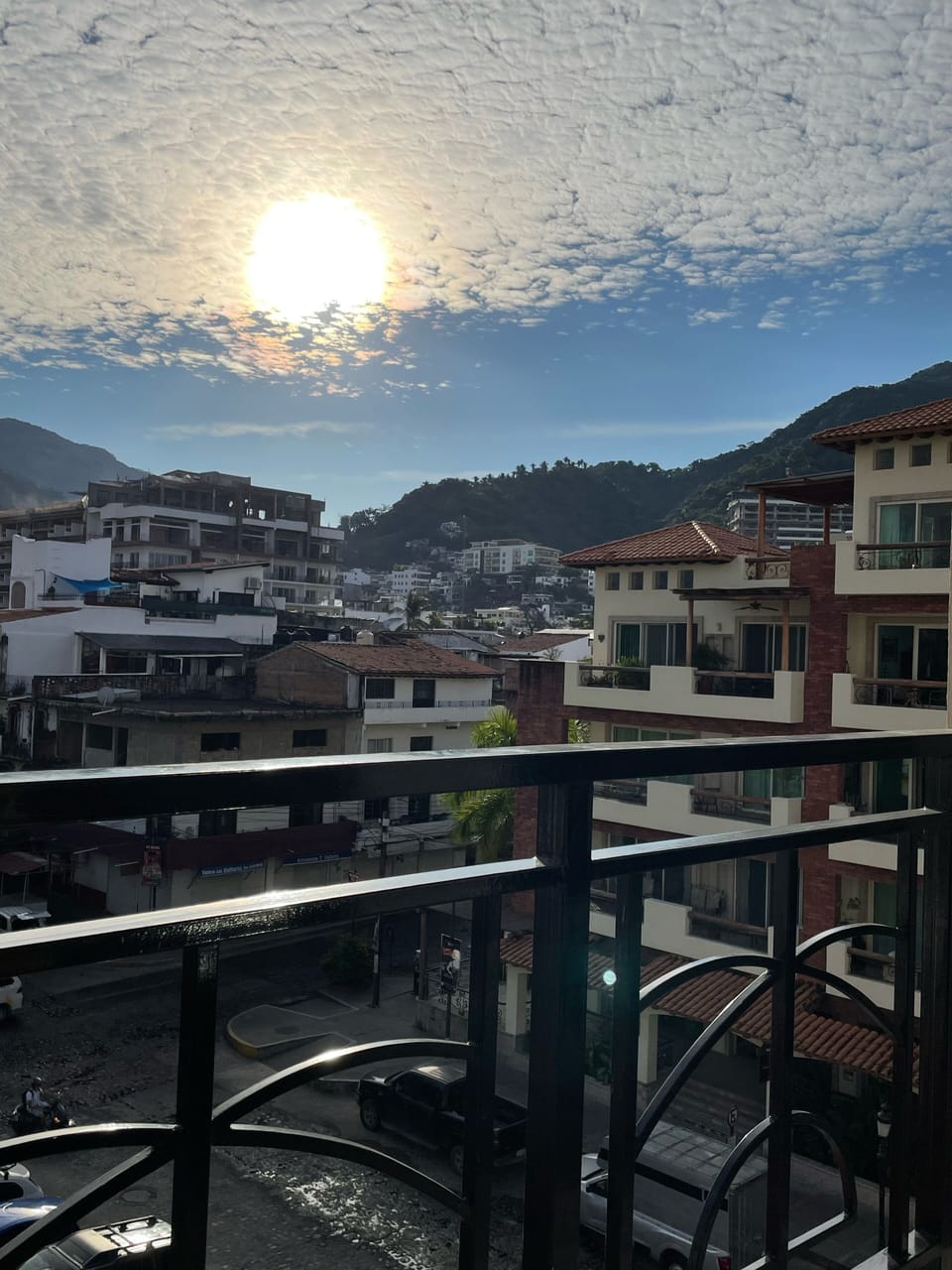 Mountain view from the balcony