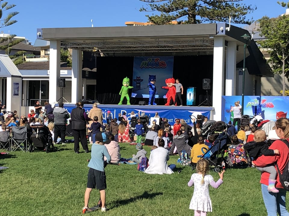 free entertainment in the park if you happen to be visiting grand kids