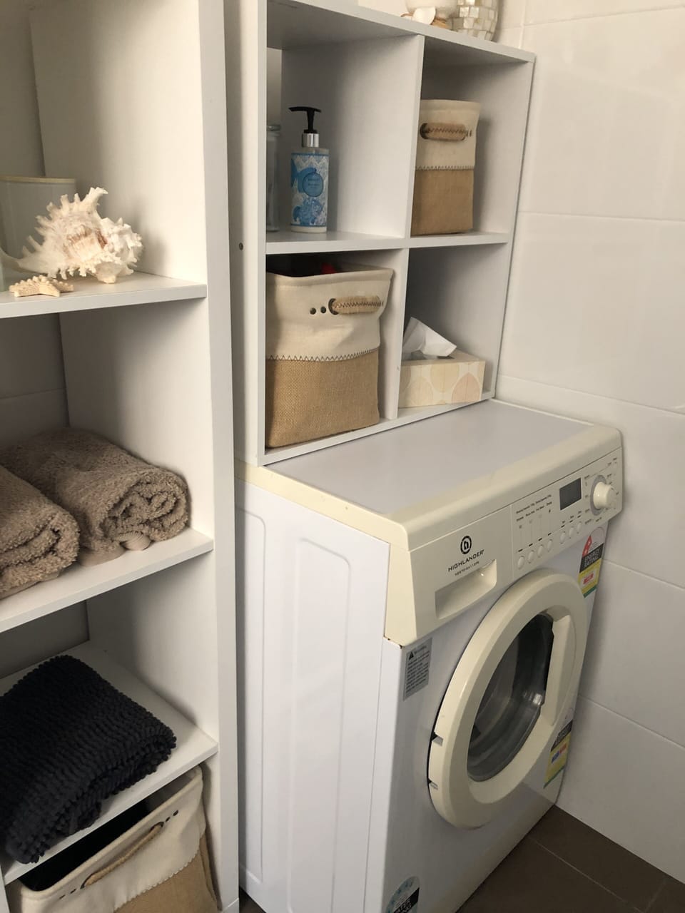 Compact laundry with washer dryer