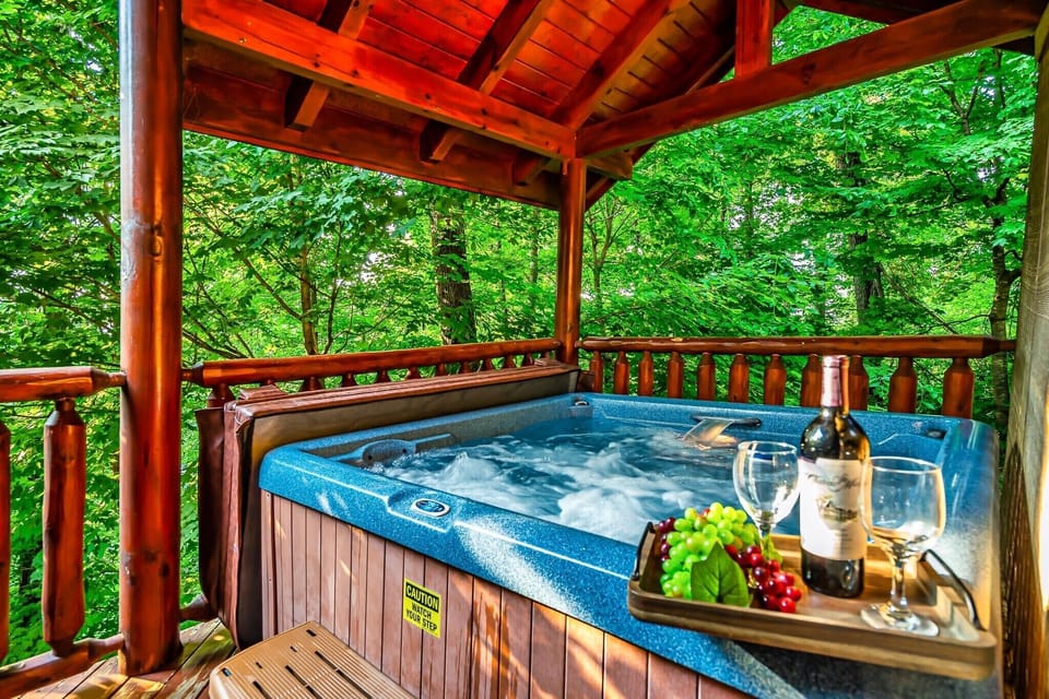 You'll Love The Privacy Of The Most Secluded Hot Tub In The Entire Resort! 
