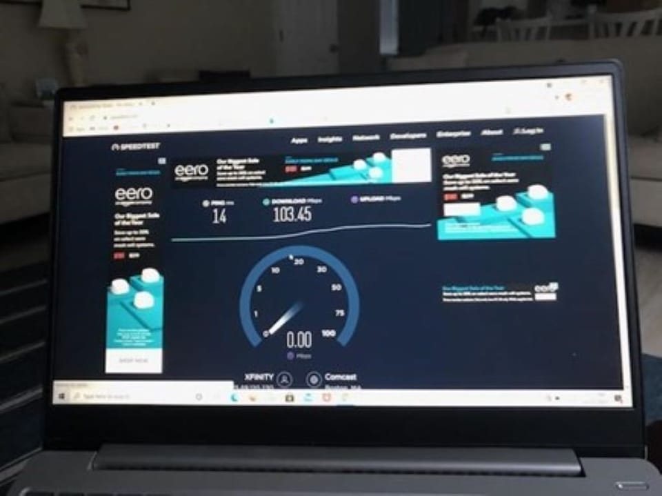 Internet speeds for working and surfing