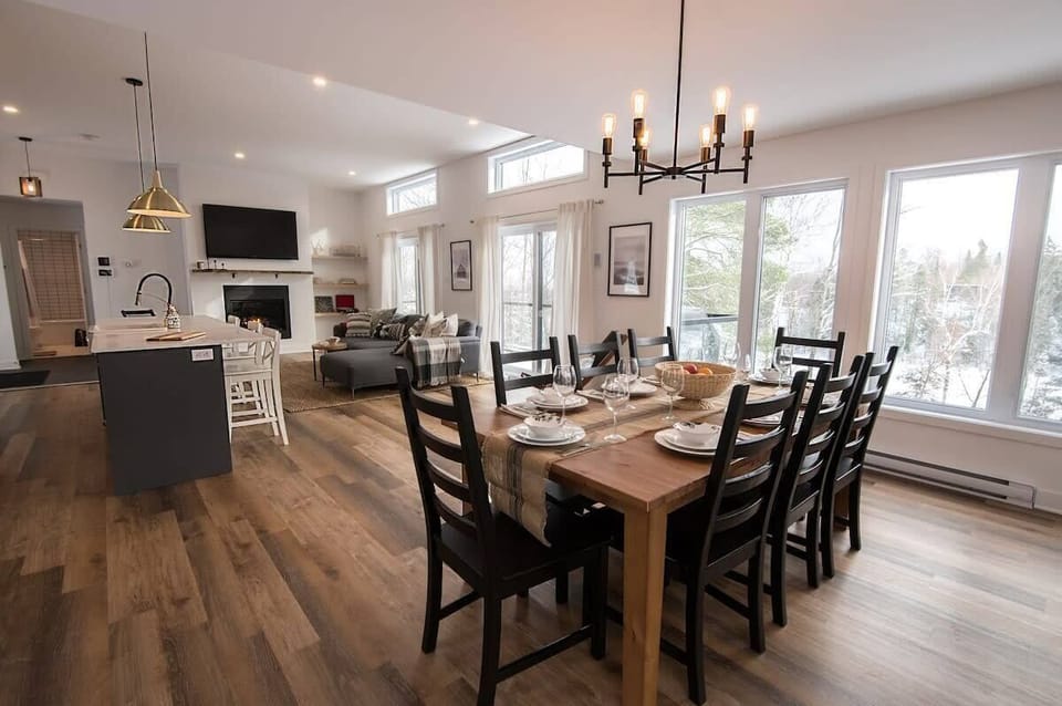 The cottage is modern and beautifully decorated.