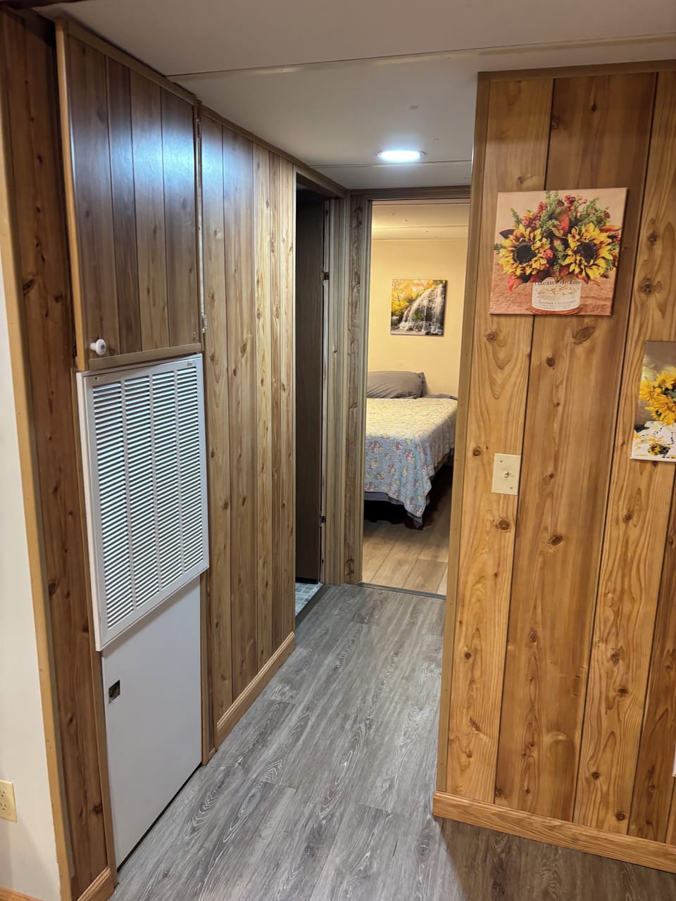 Hallway to Master Bedroom and Bathroom