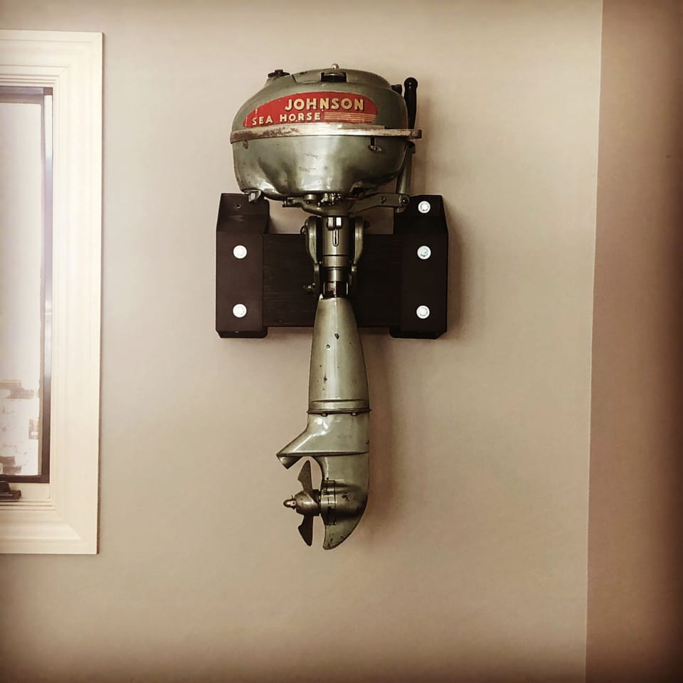 Vintage Motor Decor!