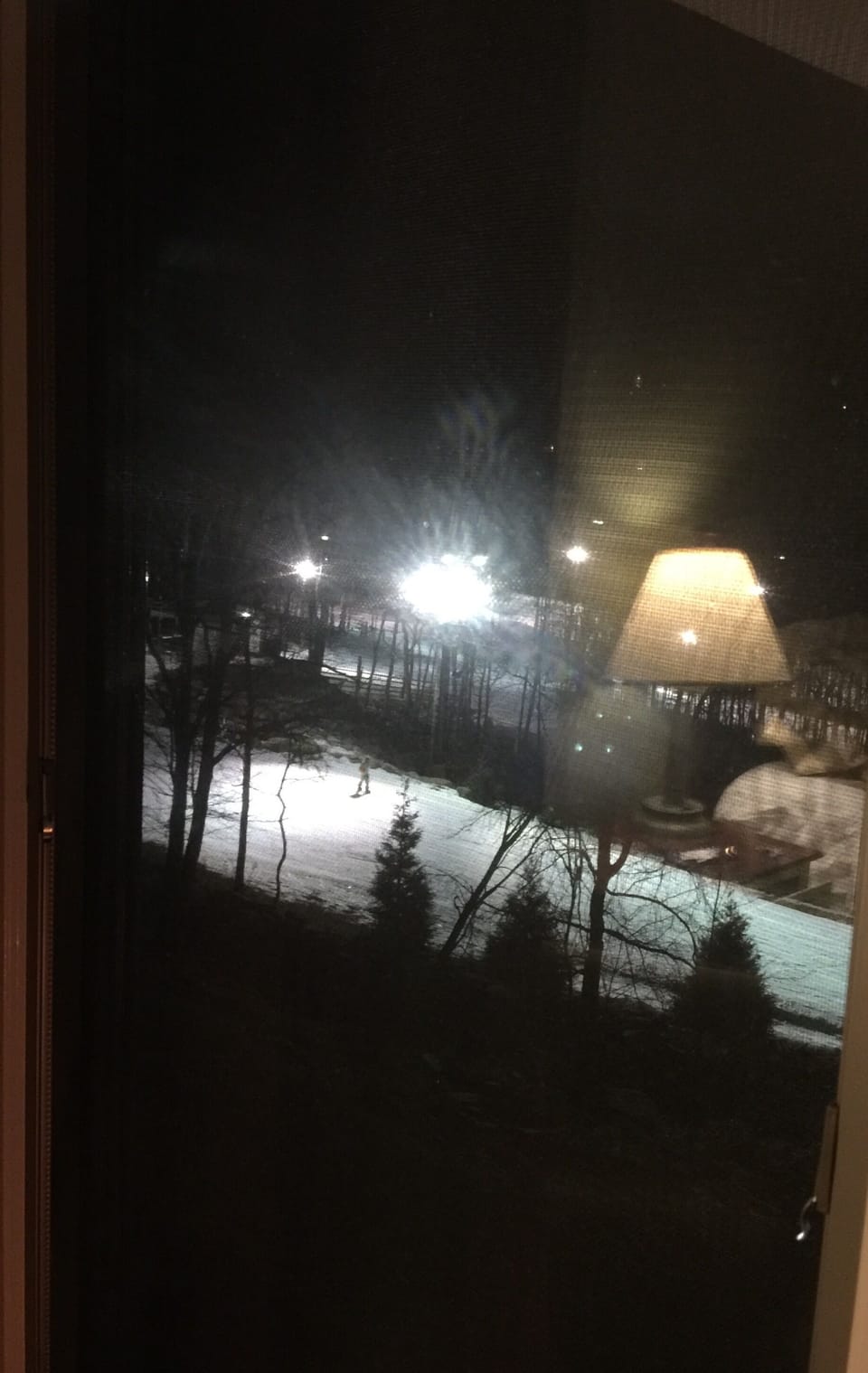Ski Slope at night
