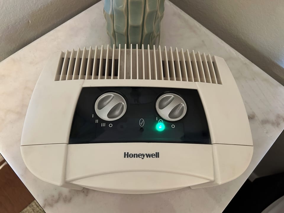 Need some white noise for the ultimate sleep? Hepa air filter is added bonus.
