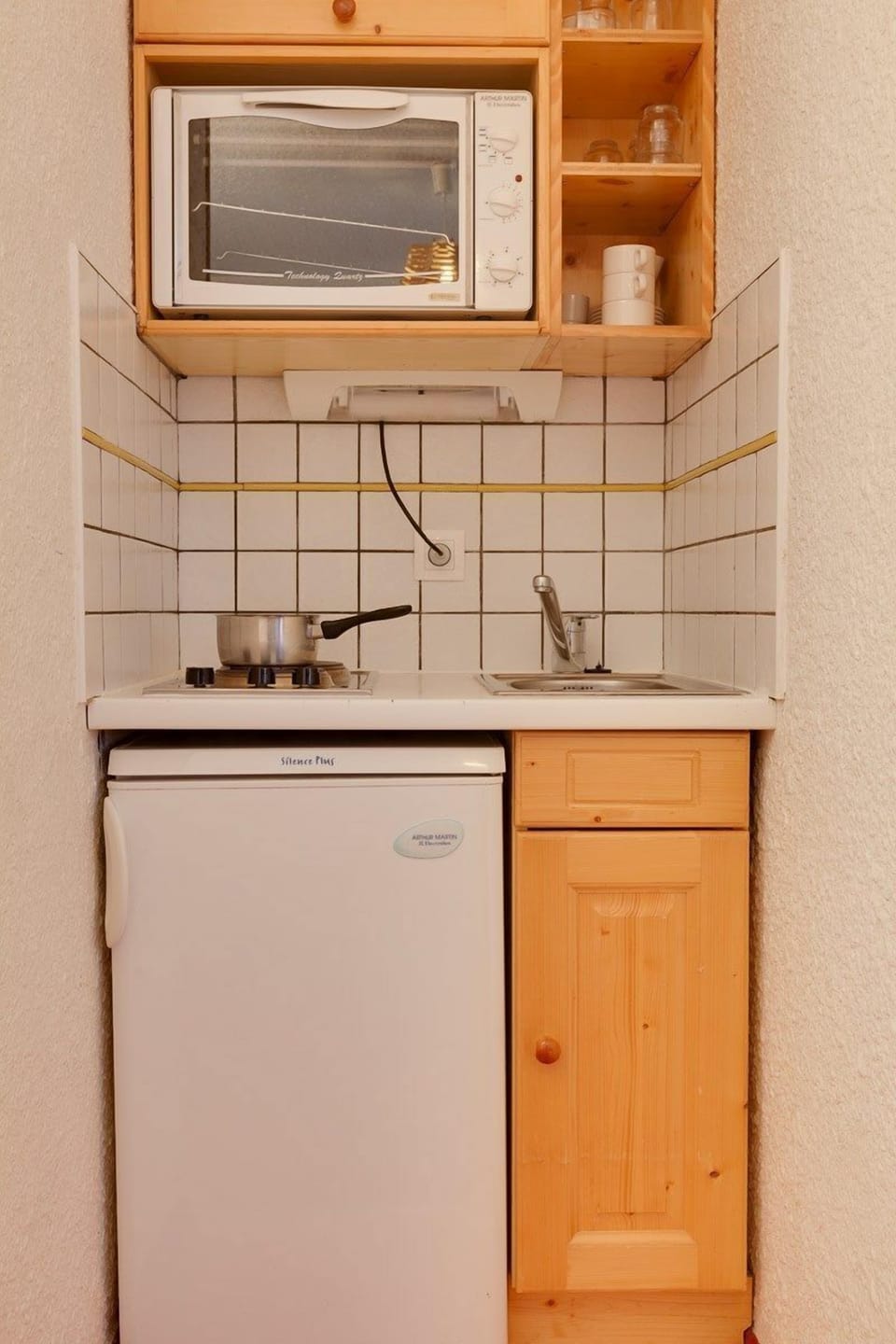 Make a quick meal in your kitchen.