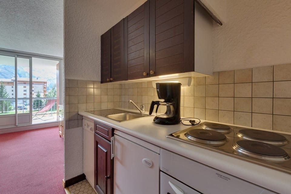 Prepare a meal in the equipped kitchen.