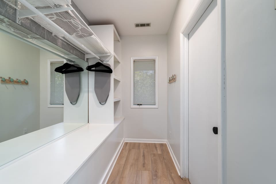 Primary closet