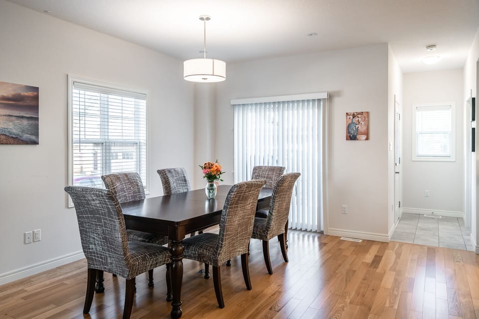 Patio doors to back yard