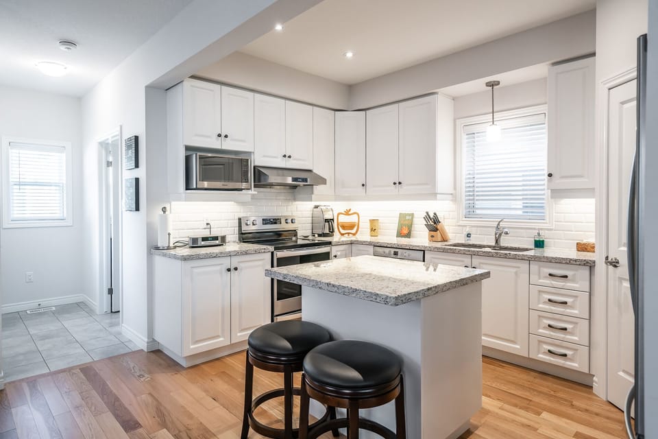 Open concept kitchen 