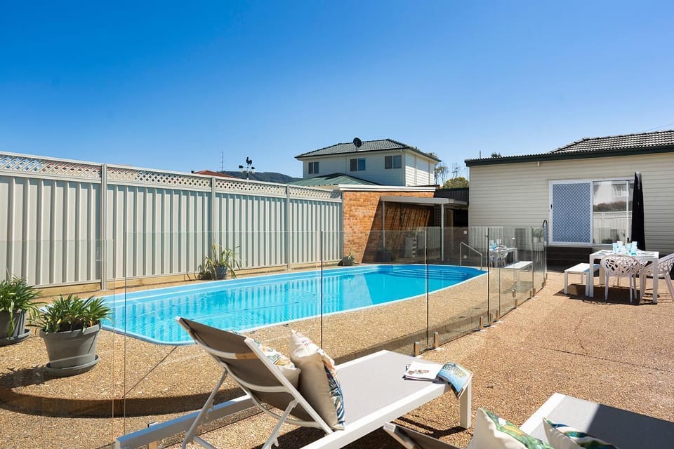 Secure pool and yard for the afternoon BBQ