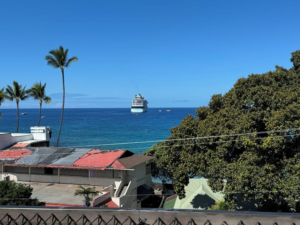 View from the BBQ deck