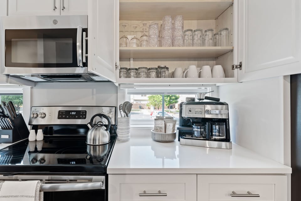 There is no longer an espresso machine - just a drip coffee maker!