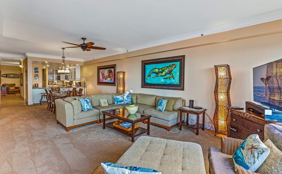 Spacious living area