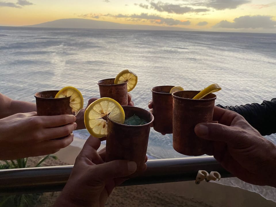 A great place to gather with friends while watching the sunset.