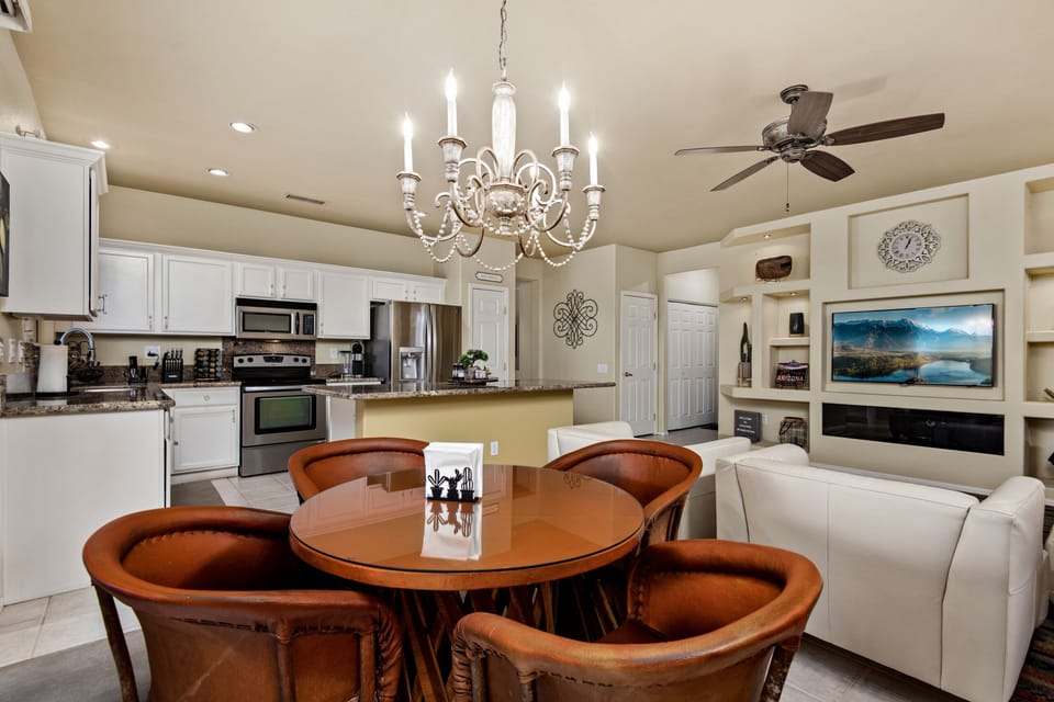 indoor table off kitchen