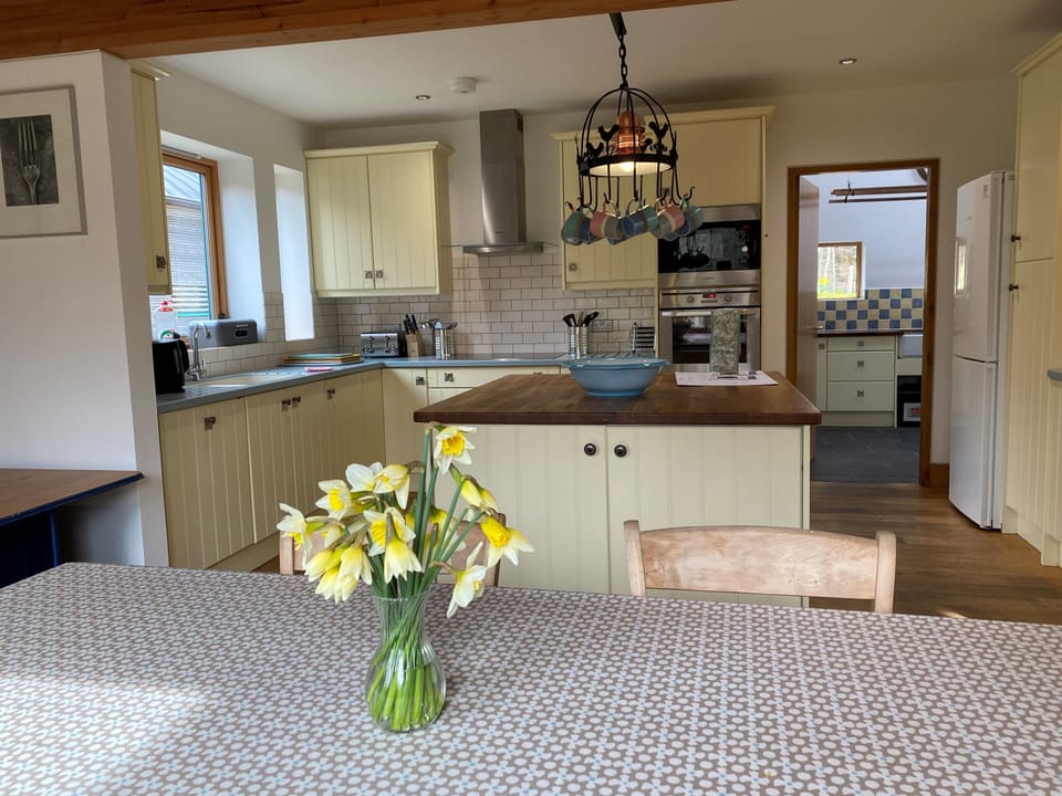 Kitchen and additional dining space