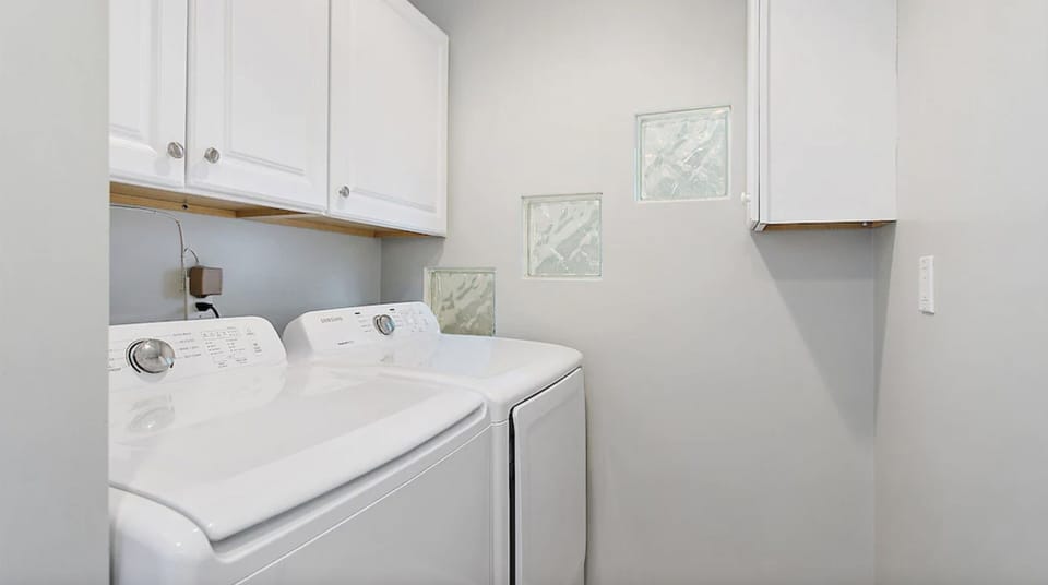 Full size washer and dryer