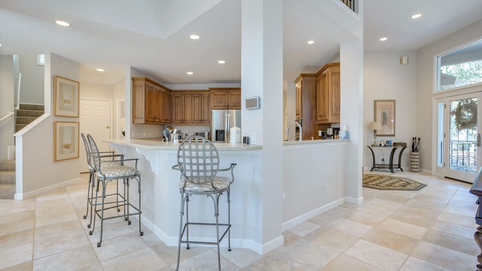 The open design flows seamlessly into the main living areas, keeping the home bright and connected.