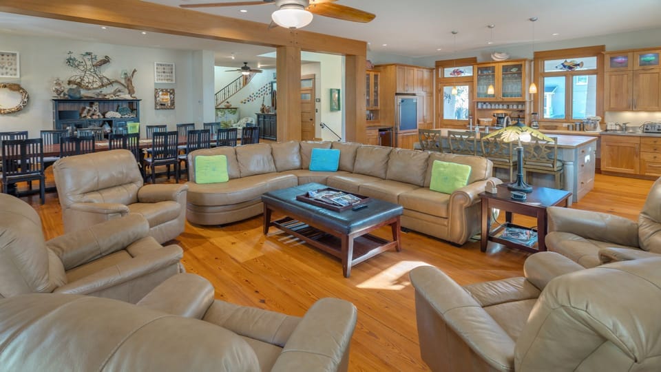 Spacious and inviting living area