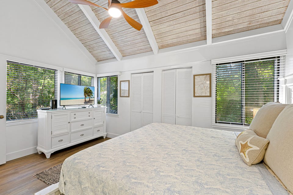 Wake each morning in a bright, tranquil retreat surrounded by soaring vaulted ceilings and walls of windows overlooking the peaceful Lowcountry landscape.