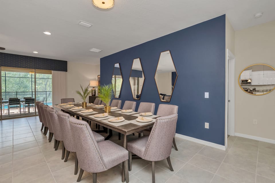 Dining table seating 14