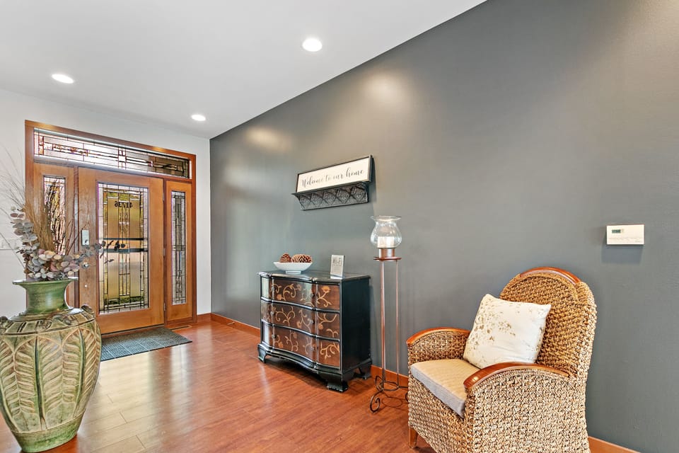 Walk through the front door and feel the world melt away. Relax, you're here.