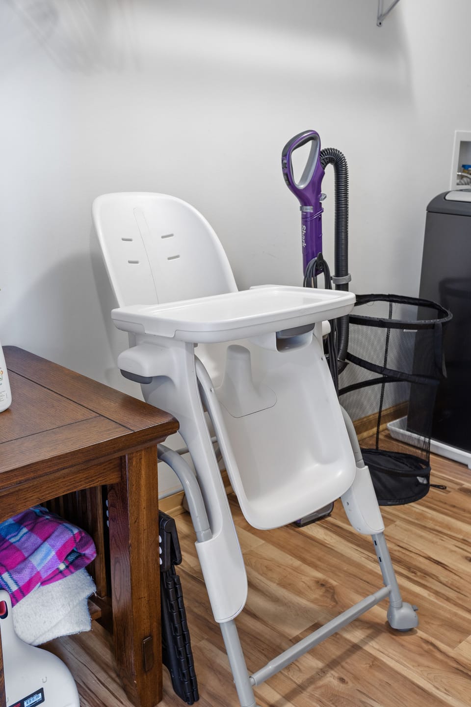 Highchair available for your use.